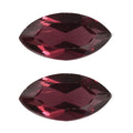 AAA Orissa Rose Garnet Set of 2 (Mrq 7x3.5mm) 0.86 ctw Loose Gemstone - Sticky add to cart bar