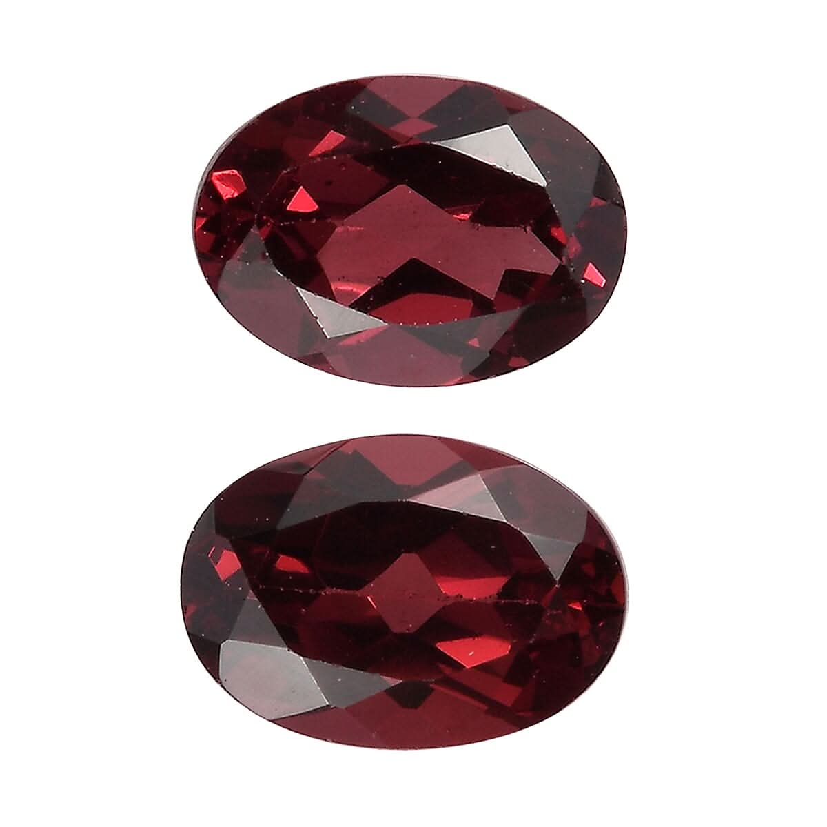 AAA Orissa Rose Garnet Set of 2 (Ovl 7x5mm) 1.88 ctw Loose Gemstone