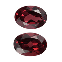 AAA Orissa Rose Garnet Set of 2 (Ovl 7x5mm) 1.88 ctw Loose Gemstone