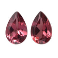 Orissa Rose Garnet Set of 2 (Pear 6x4mm) 0.89 ctw Loose Gemstone - Sticky add to cart bar