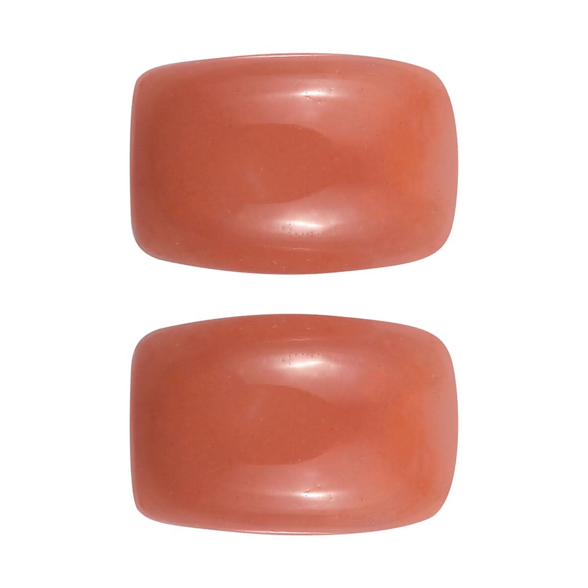 AAA Peach Opal Set of 2 (Cush 6x4mm) 0.75 ctw Loose Gemstone