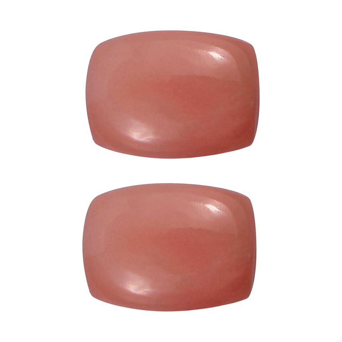 Peach Opal Set of 2 (Cush 7x5mm) 1.03 ctw  Loose Gemstone