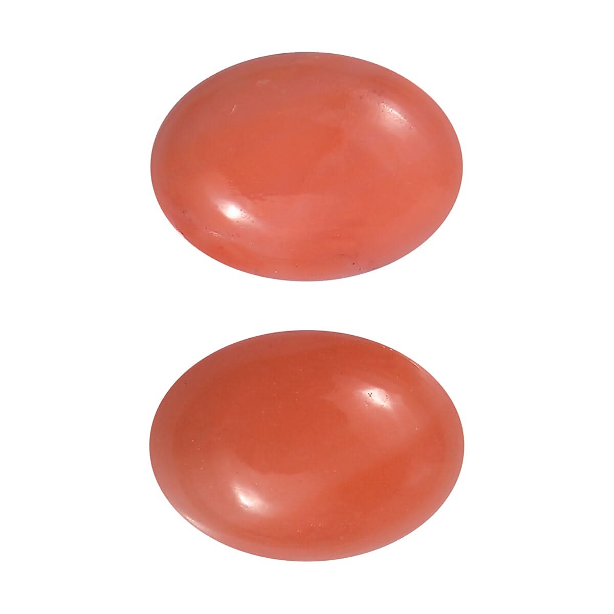 AAA Peach Opal Set of 2 (Ovl 7x5mm) 1.08 ctw Loose Gemstone