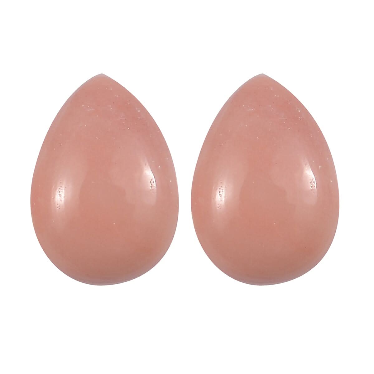 Peach Opal Set of 2 (Pear 7x5mm) 0.86 ctw  Loose Gemstone