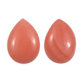 AAA Peach Opal Set of 2 (Pear 7x5mm) 0.95 ctw Loose Gemstone - Sticky add to cart bar
