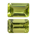 Set of 2 Peridot (Bgt 6x4 mm) 1.10 ctw Loose Gemstone - Sticky add to cart bar