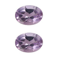Set of 2 AA Rose De France Amethyst (Oval 7x5 mm) 1.15 ctw Loose Gemstone - Sticky add to cart bar