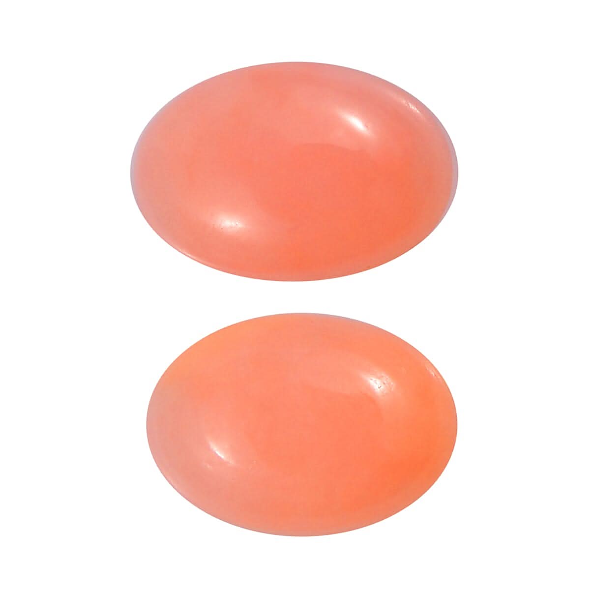 Set of 2 Peruvian Pink Opal (Oval 6x4 mm) 0.65 ctw Loose Gemstone