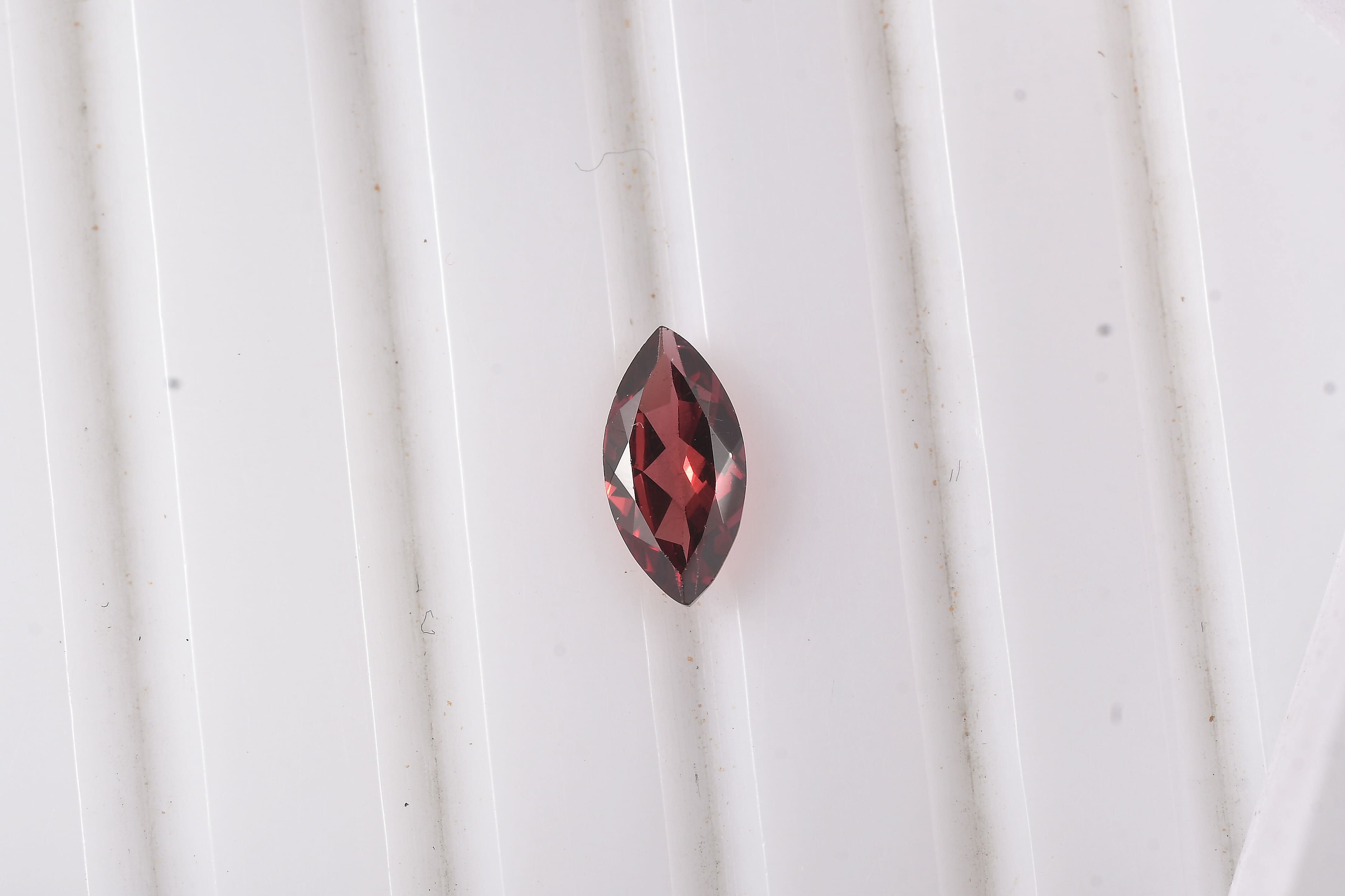 Mozambique Garnet (Mrq 8x4 mm) 0.59 ctw Loose Gemstone