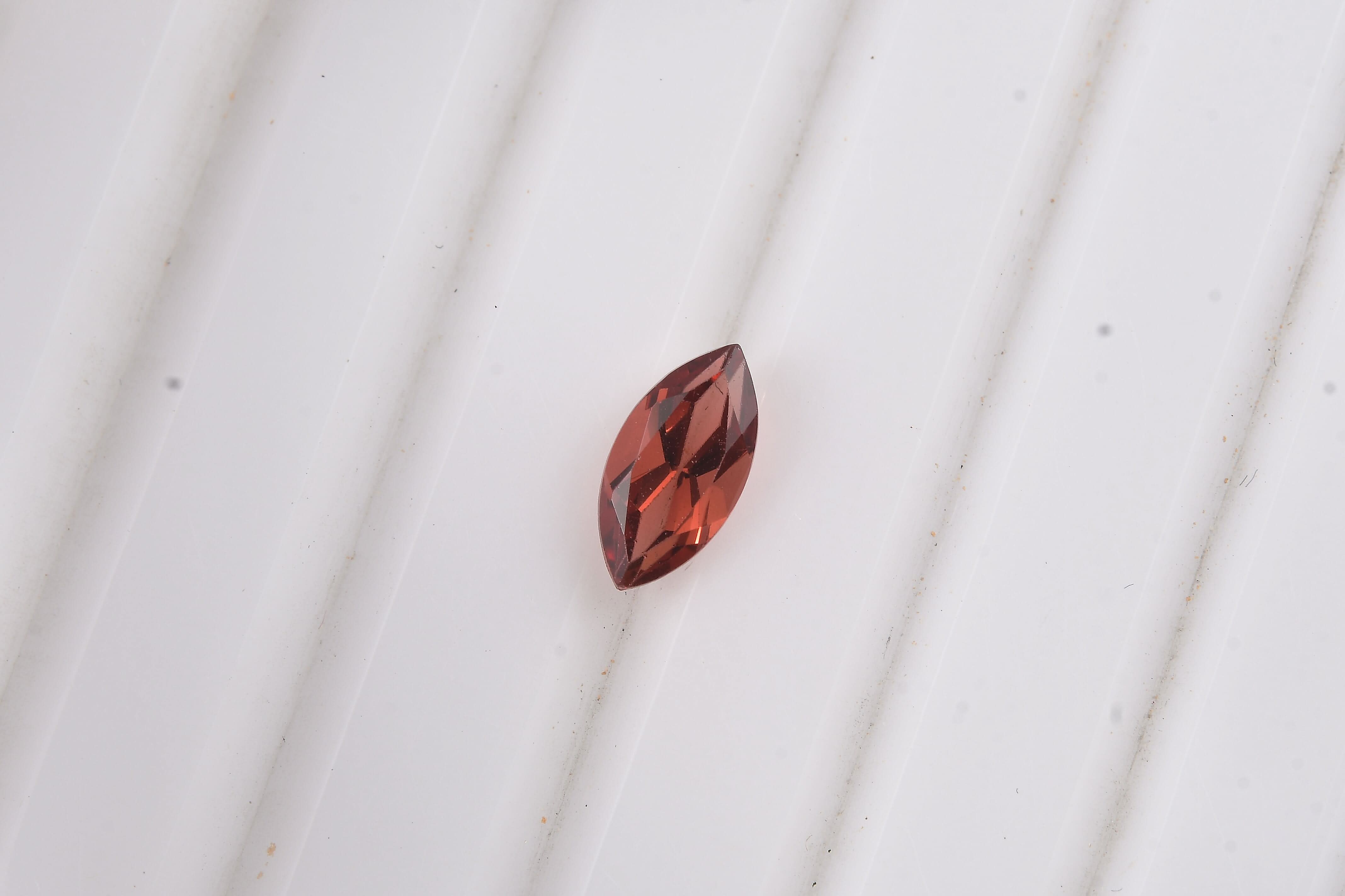 AA Mozambique Garnet (Mrq 8x4 mm) 0.67 ctw Loose Gemstone