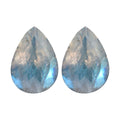 Set of 2 Rainbow Moonstone (Pear 7x5 mm) 1.04 ctw Loose Gemstone - Sticky add to cart bar