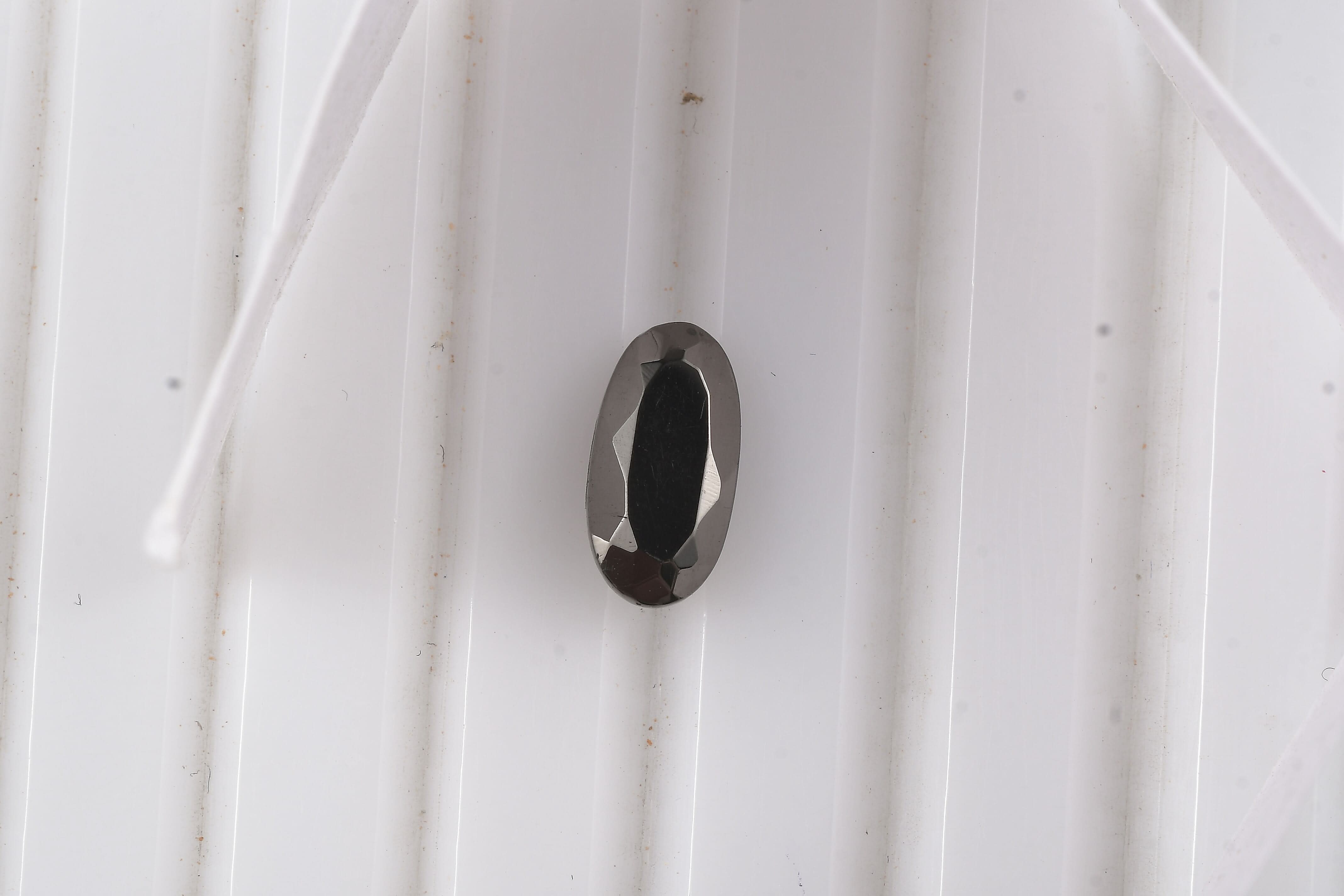 Elite Shungite (Oval 10x5 mm) 0.70 ctw Loose Gemstone