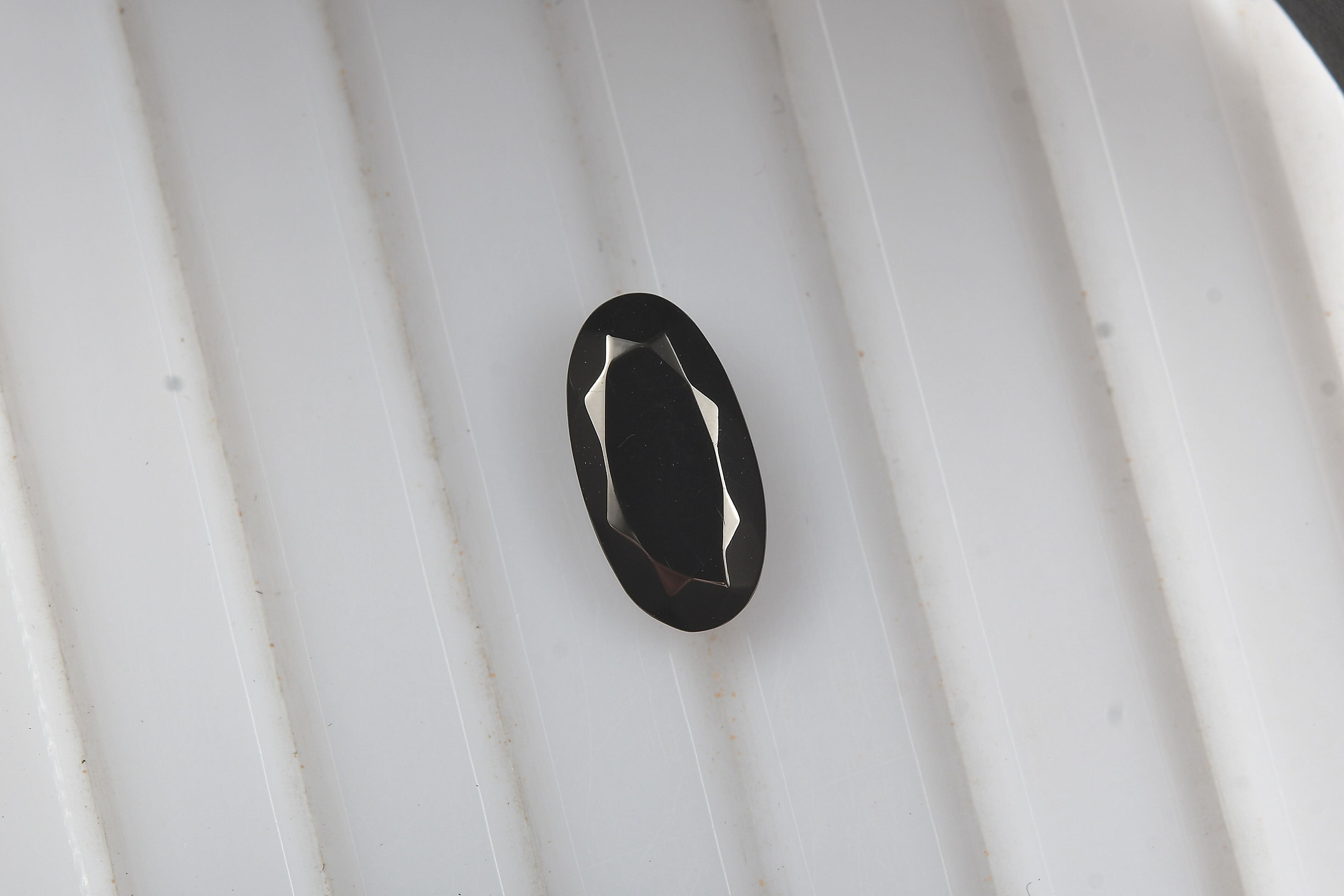 Elite Shungite (Oval 12x6 mm) 1.16 ctw Loose Gemstone