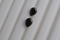 Set of 2 Elite Shungite (Pear 7x5 mm) 0.67 ctw Loose Gemstone