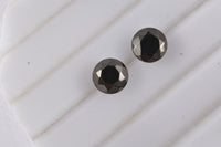 Set of 2 Elite Shungite (Rnd 6 mm) 0.93 ctw Loose Gemstone