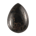 Matrix Silver Shungite (Pear 14x10 mm) 3.18 ctw Loose Gemstone - Sticky add to cart bar