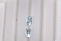 Skyblue Topaz Set of 2 (Ovl 6x4 mm) 1.07 ctw Loose Gemstone