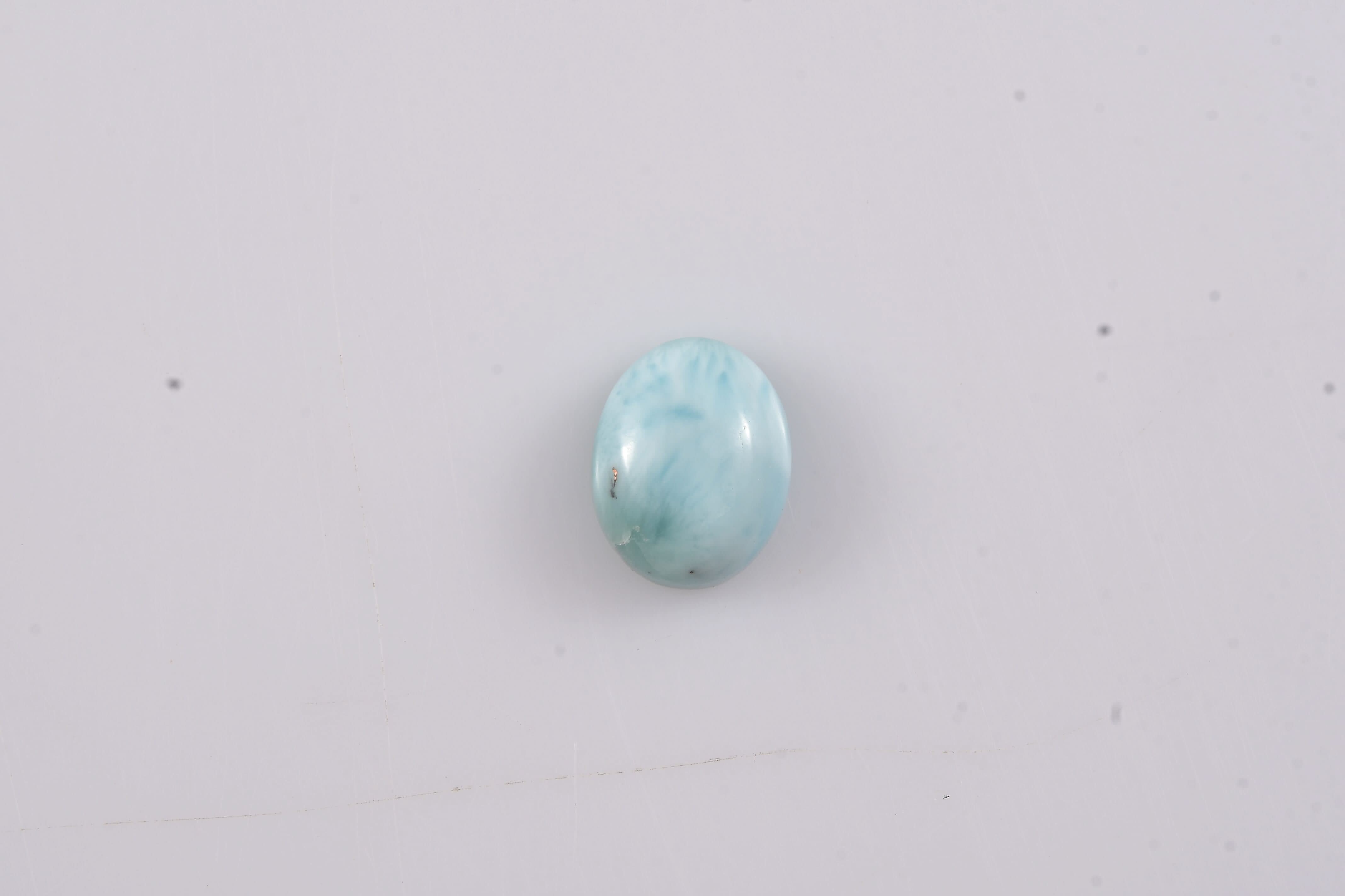 Larimar (Ovl 9x7 mm) 2.23 ctw Loose Gemstone