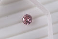 Simulated Pink Diamond (Rnd 8mm) 3.20 ctw Loose Gemstone - Sticky add to cart bar