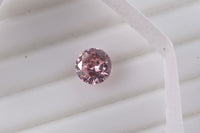 Simulated Pink Diamond (Rnd 8mm) 3.20 ctw Loose Gemstone