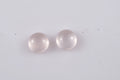 Set of 2 Galilea Rose Quartz (Rnd 8 mm) 3.47 ctw Loose Gemstone - Sticky add to cart bar