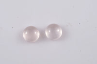 Set of 2 Galilea Rose Quartz (Rnd 8 mm) 3.47 ctw Loose Gemstone
