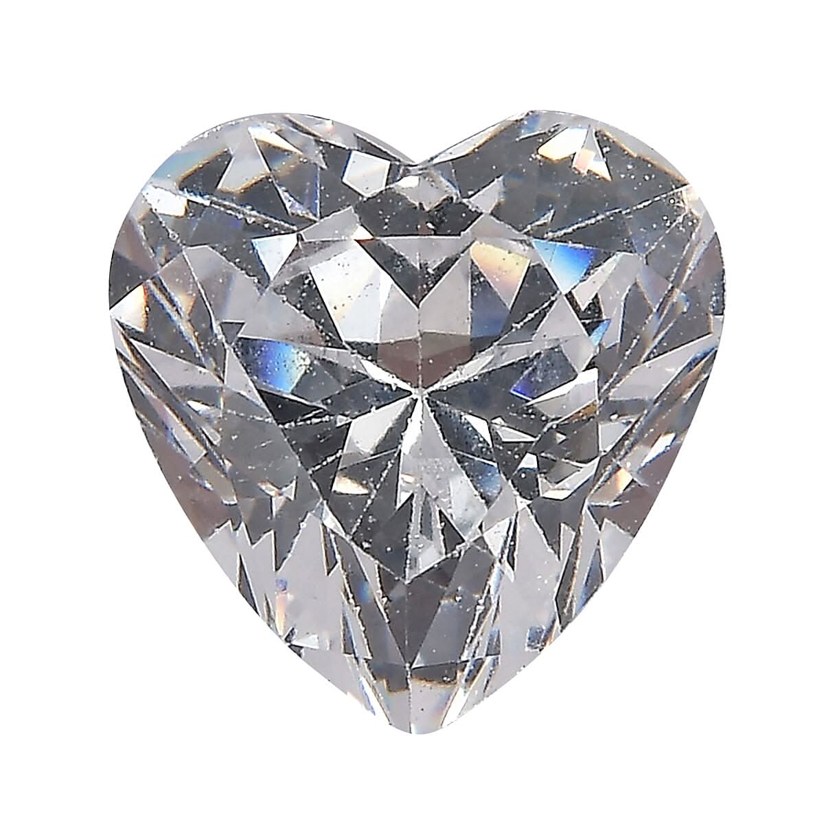 Zirconia by Swarovski (Hrt 6 mm) 1.37 ctw Loose Gemstone
