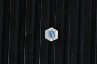 AA Rainbow Moonstone (Hexagon 6 mm) 0.80 ctw Loose Gemstone