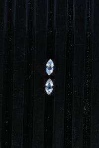 AA Rainbow Moonstone Set of 2 (Mrq 5x2.5 mm) 0.25 ctw Loose Gemstone