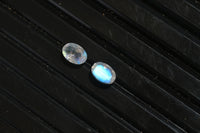 AA Rainbow Moonstone (Oval 6x4 mm) 0.75 ctw Loose Gemstone
