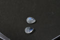 Set of 2 Rainbow Moonstone (Pear 6x4 mm) 0.82 ctw Loose Gemstone - Sticky add to cart bar