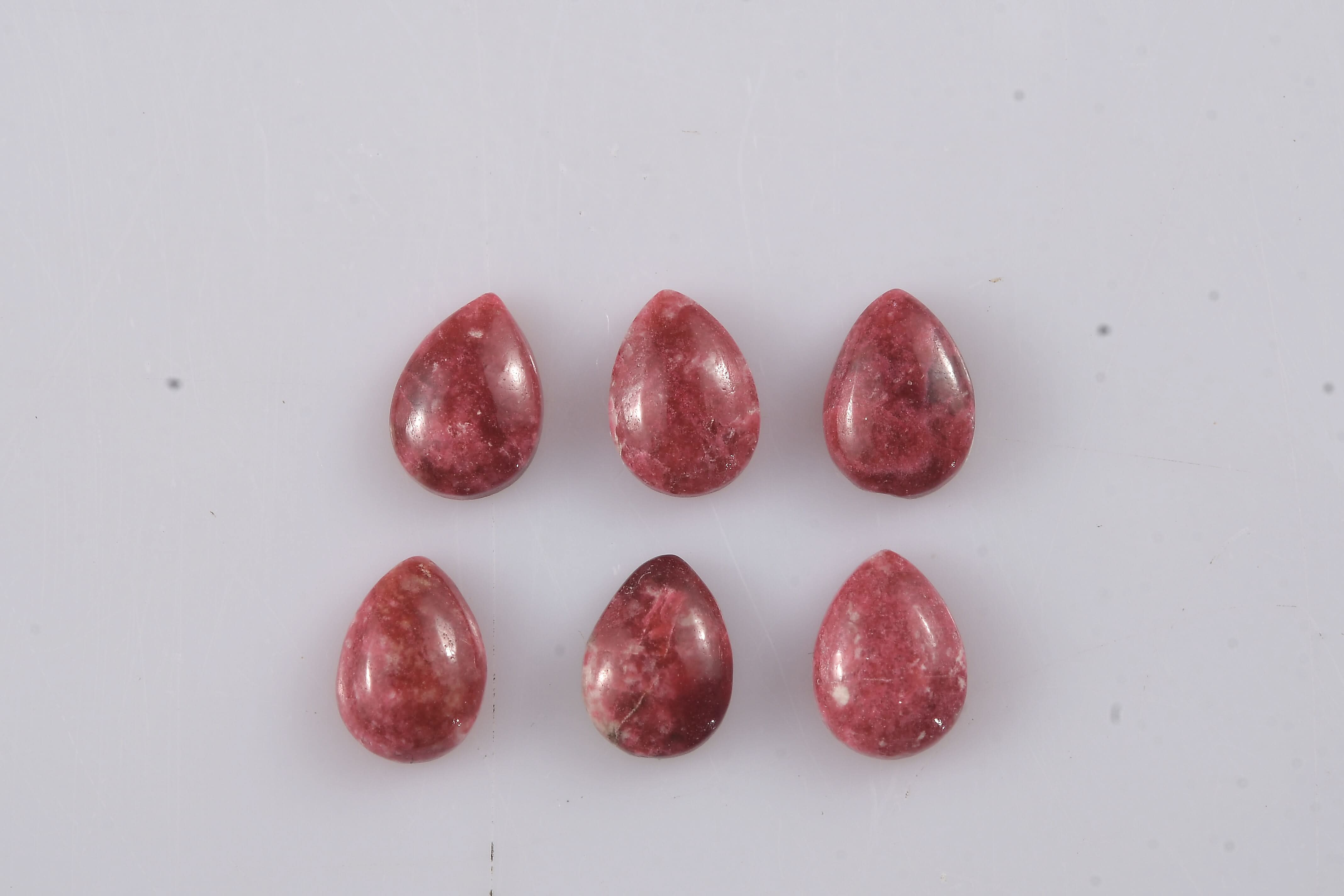 AA Thulite (Pear 7x5 mm) 4.98 ctw Loose Gemstone