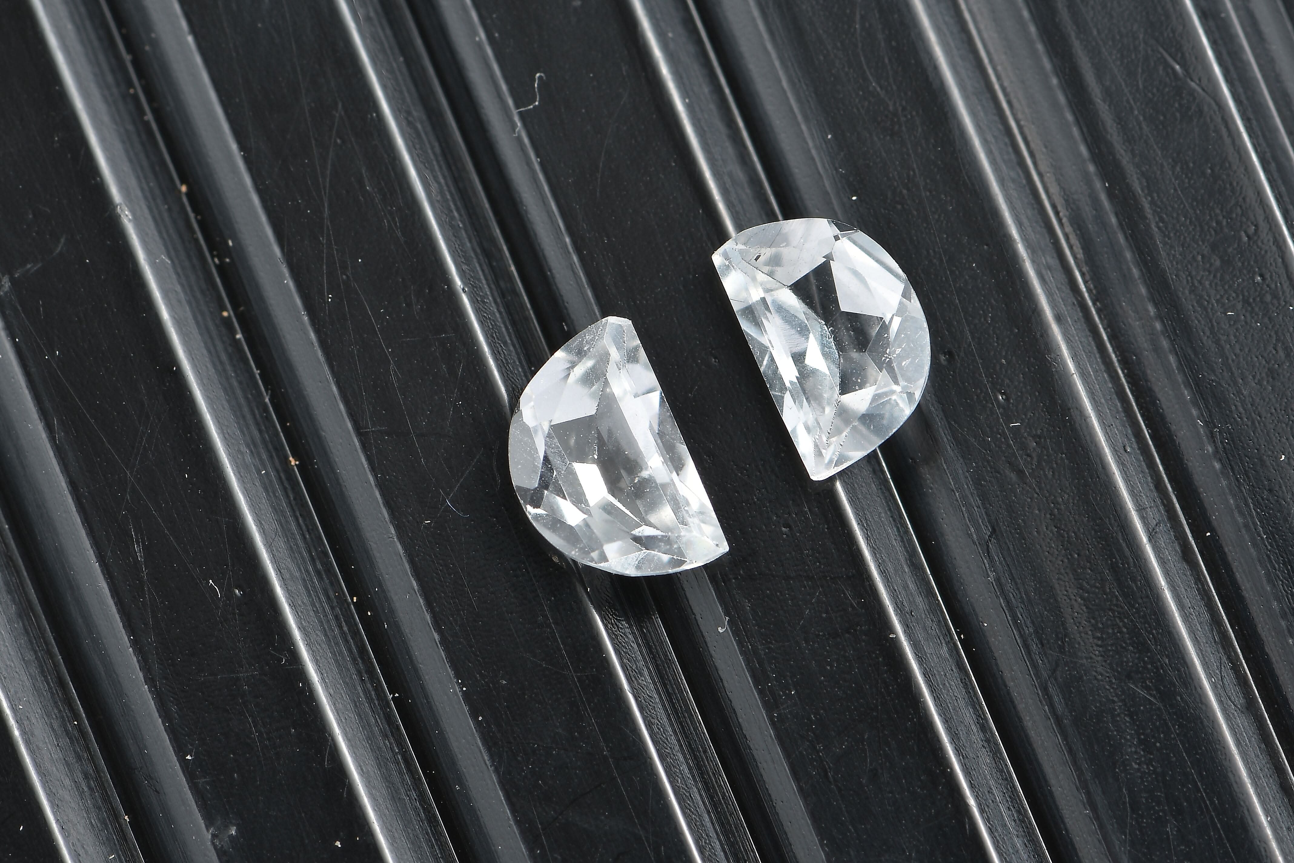 White Topaz (D_Shape 6x4 mm) 0.86 ctw Loose Gemstone