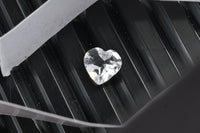AA White Topaz (Hrt 8 mm) 1.79 ctw Loose Gemstone