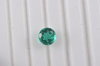 Emeraldine Triplet Quartz (Rnd 7 mm) 1.45 ctw Loose Gemstone