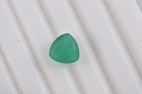Green Onyx (Trl 9 mm) 1.96 ctw Loose Gemstone
