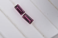 Orissa Rhodolite Garnet (Bgt 5x2.5 mm) 0.50 ctw Loose Gemstone
