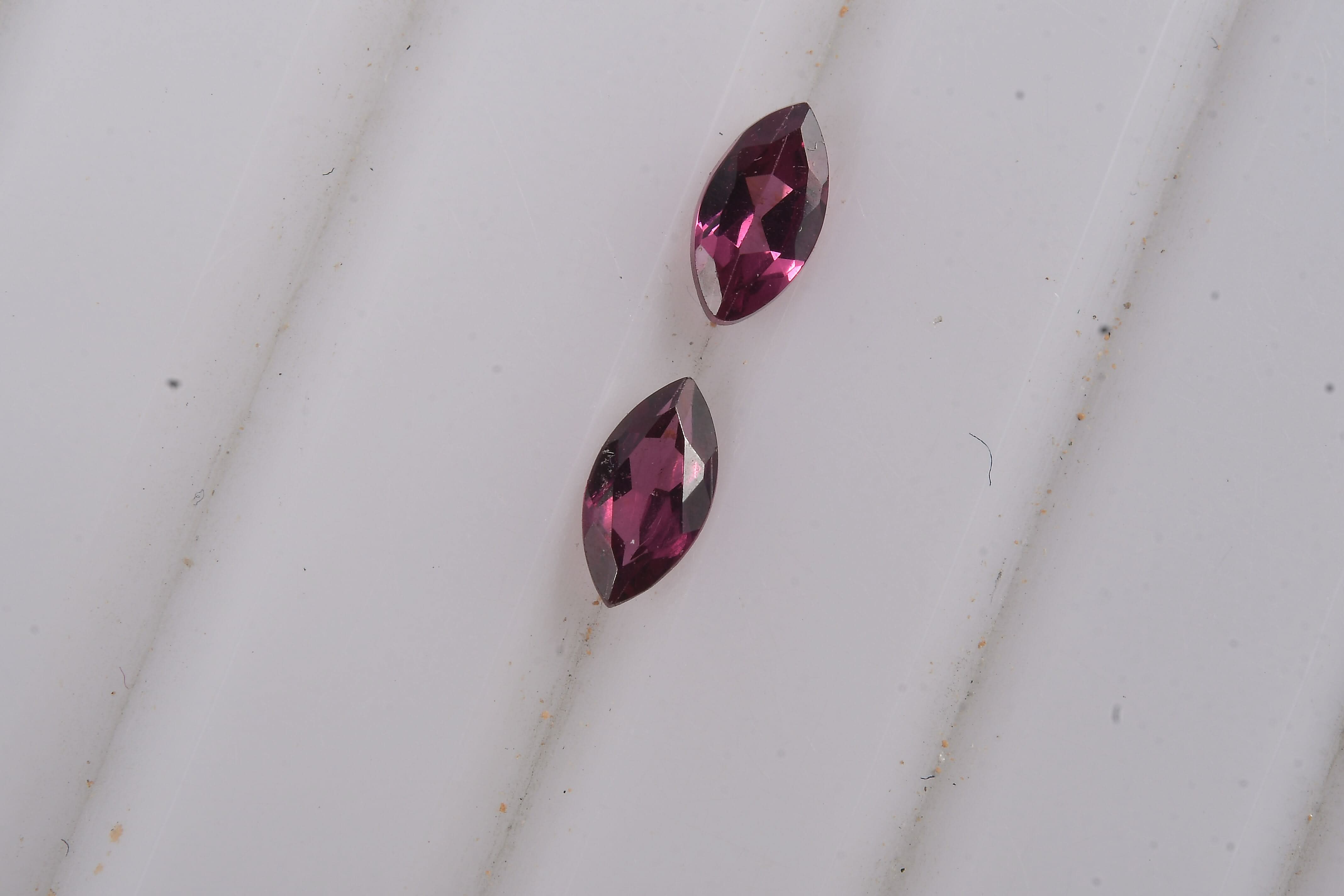 AA Orissa Rhodolite Garnet (Mrq 5x2.5 mm) 0.36 ctw Loose Gemstone
