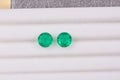 Emeraldine Triplet Quartz (Rnd 8 mm) 4.39 ctw Loose Gemstone - Sticky add to cart bar