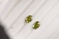Simulated Peridot Diamond (Ovl 6x4mm) 1.18 ctw Loose Gemstone - Sticky add to cart bar