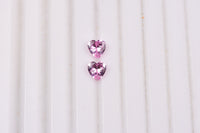 Simulated Pink Diamond (Hrt 6mm) 2.50 ctw Loose Gemstone