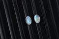 Rainbow Moonstone (Oval 6x4 mm) 0.77 ctw Loose Gemstone - Sticky add to cart bar