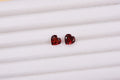 Mozambique Garnet (Hrt 6 mm) 1.68 ctw Loose Gemstone - Sticky add to cart bar