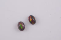 Sable Dyed Ethiopian Opal (Ovl 6x4mm) 0.75 ctw Loose Gemstone