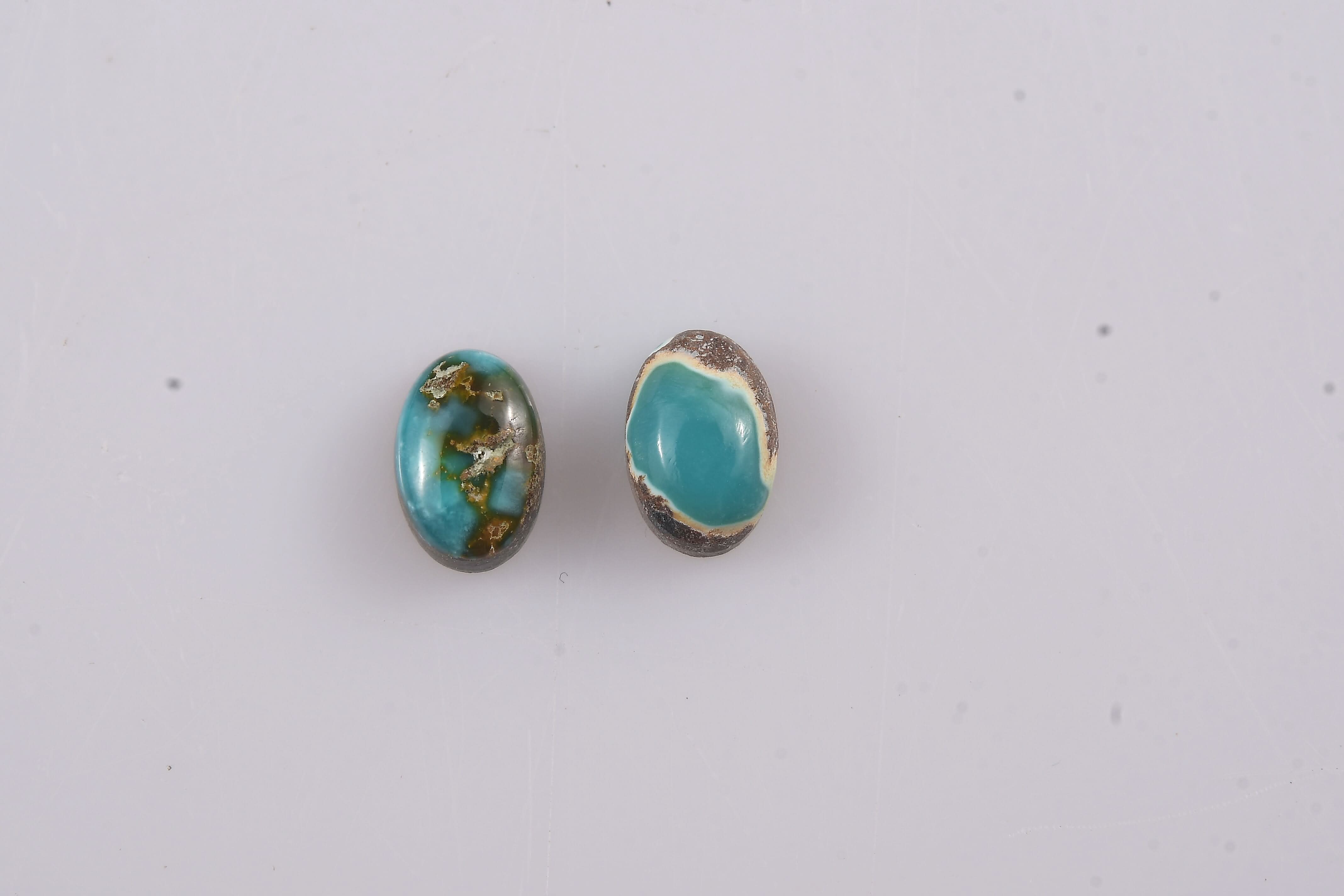 Sierra Nevada Turquoise (Ovl 6x4 mm) 0.82 ctw Loose Gemstone