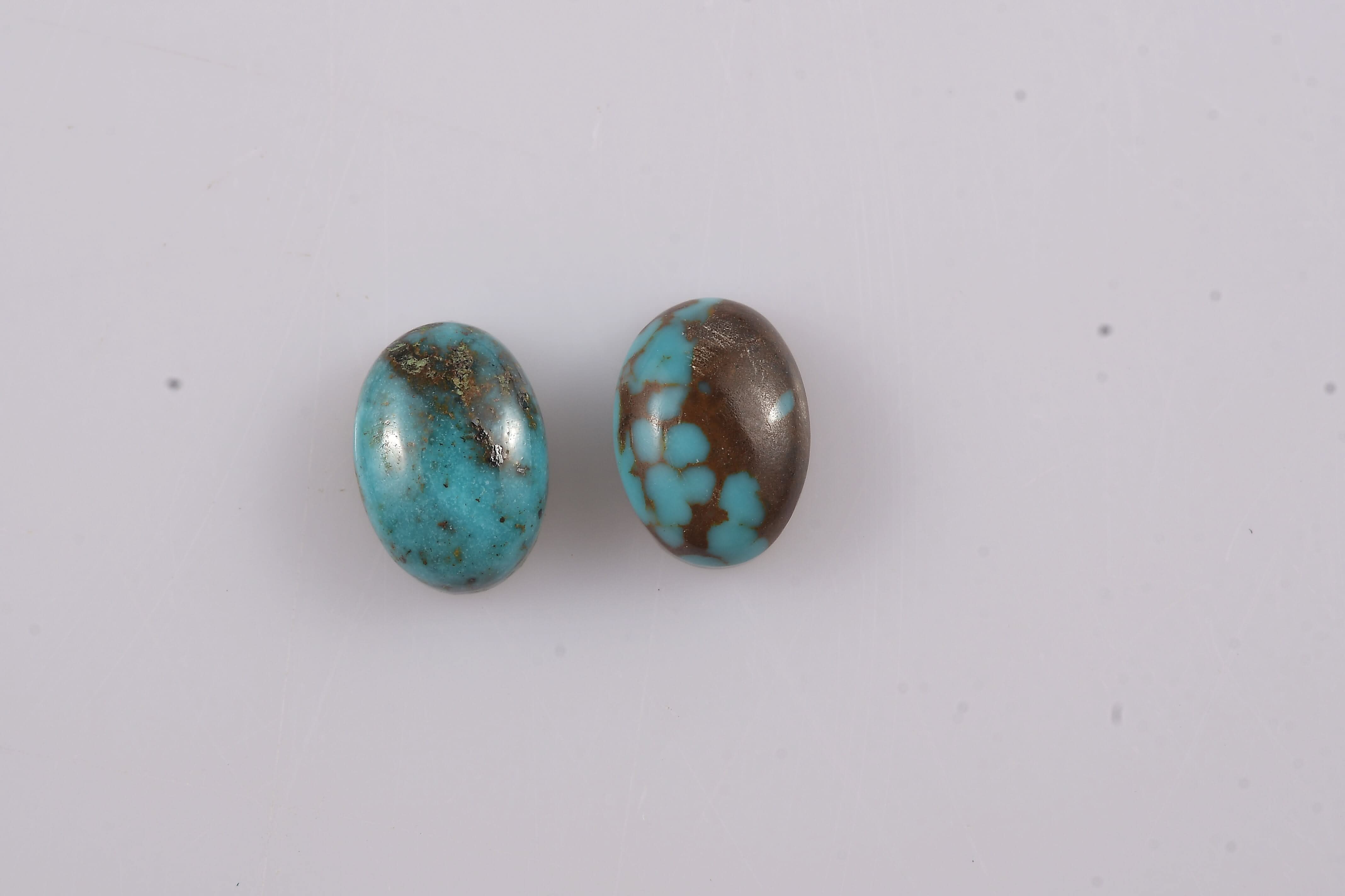 Sierra Nevada Turquoise (Ovl 7x4 mm) 1.46 ctw Loose Gemstone