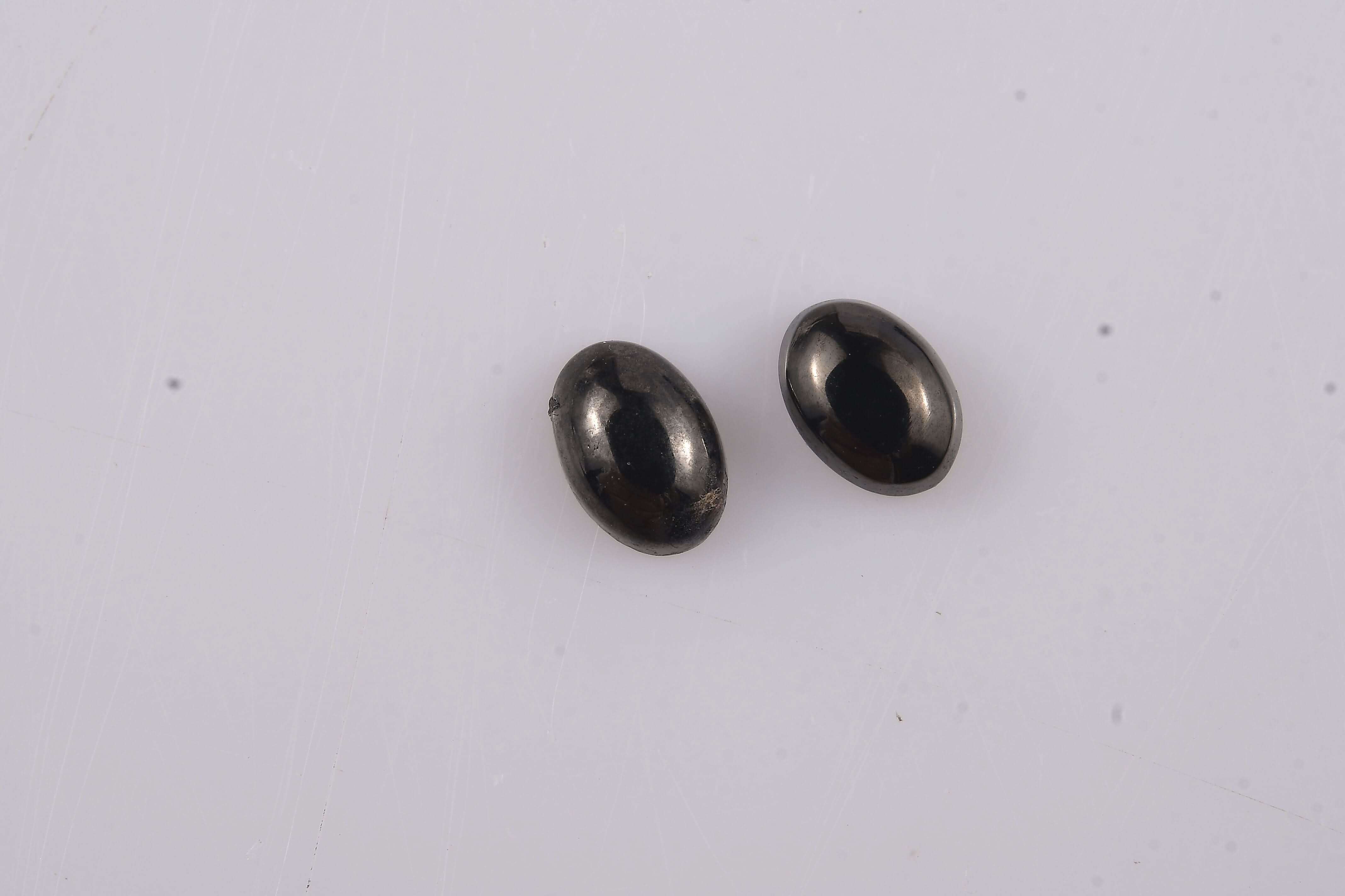 Elite Shungite (Oval 6x4 mm) 0.48 ctw Loose Gemstone