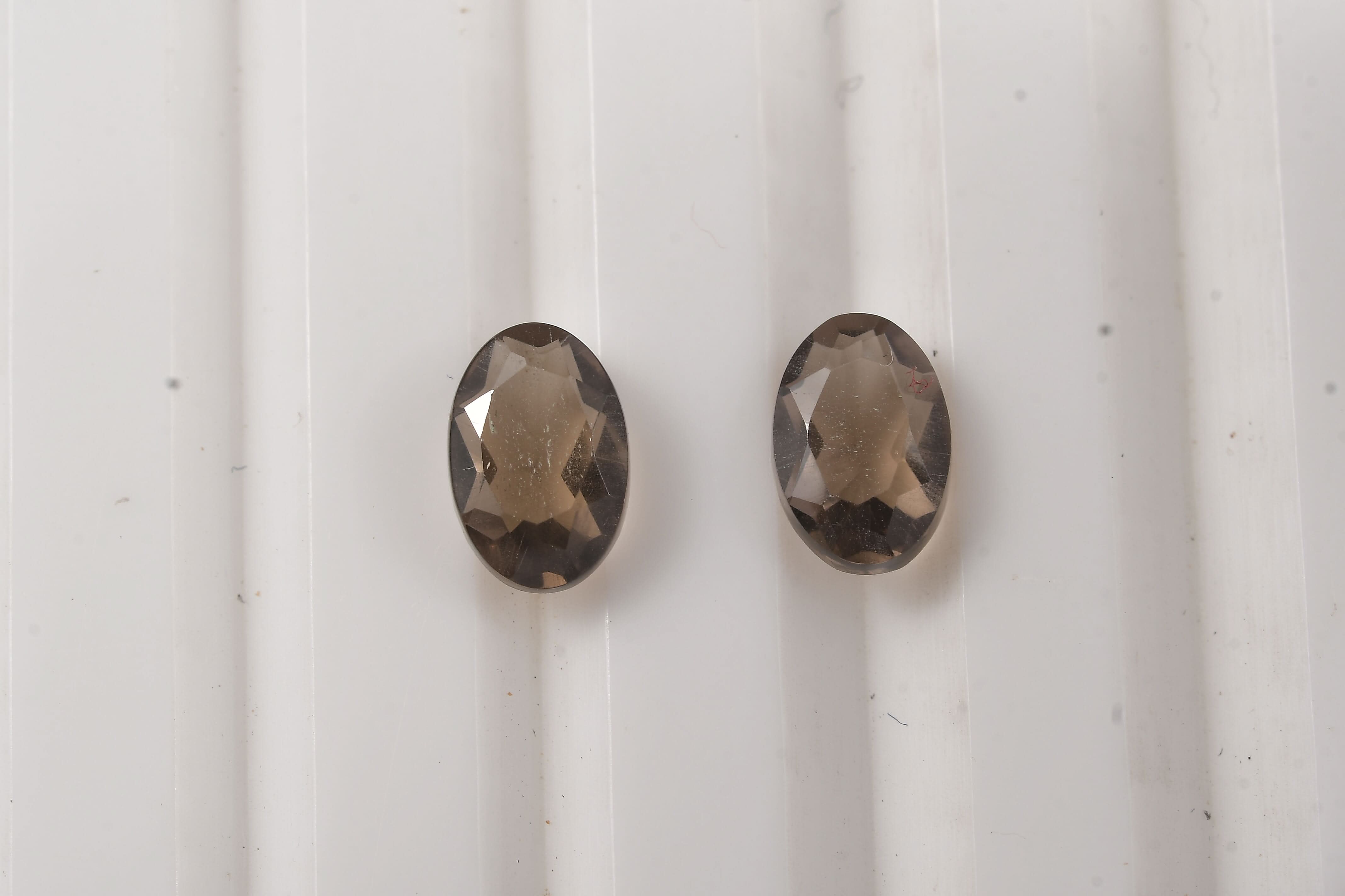 Smoky Quartz (Ovl 6x4 mm) 0.93 ctw Loose Gemstone