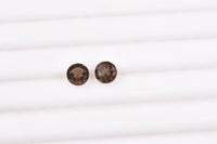 Smoky Quartz (Rnd 6 mm) 1.35 ctw Loose Gemstone