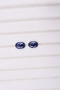 Simulated Tanzanite Color Diamond (Ovl 6x4mm) 1.33 ctw Loose Gemstone - Sticky add to cart bar